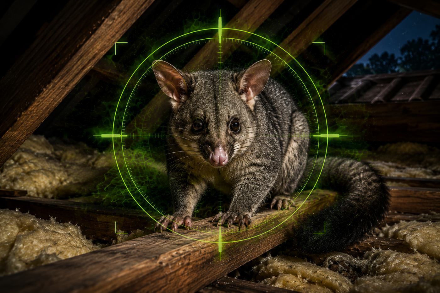 Possum Control by a licensed PestGuard Sydney technician in Sydney
